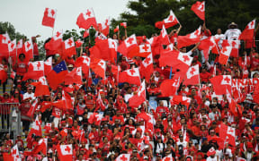 Tongan fans turned out in force at Mount Smart Stadium during the Rugby League World Cup.