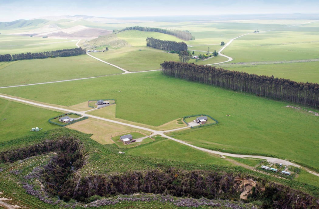 Disputed ground - an aerial view of Lochinver Station.