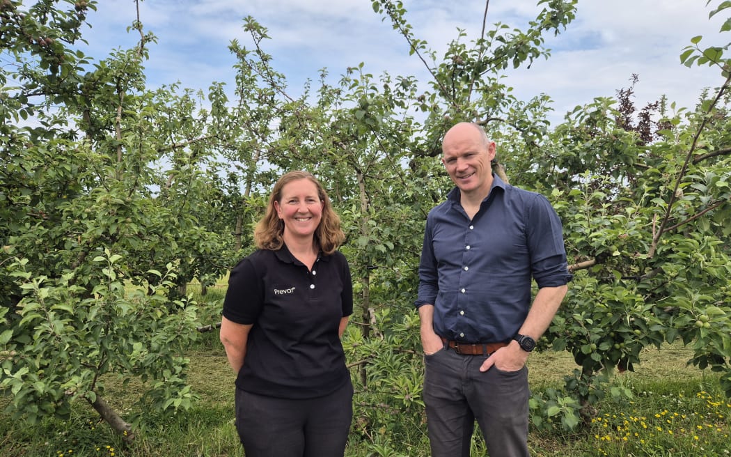 From left: Amanda Lyon Prevar's brand manager, and chief executive Tony Martin.