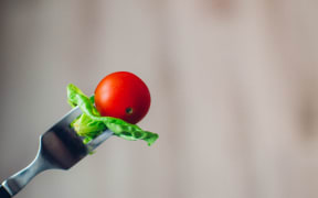 tomato and lettuce