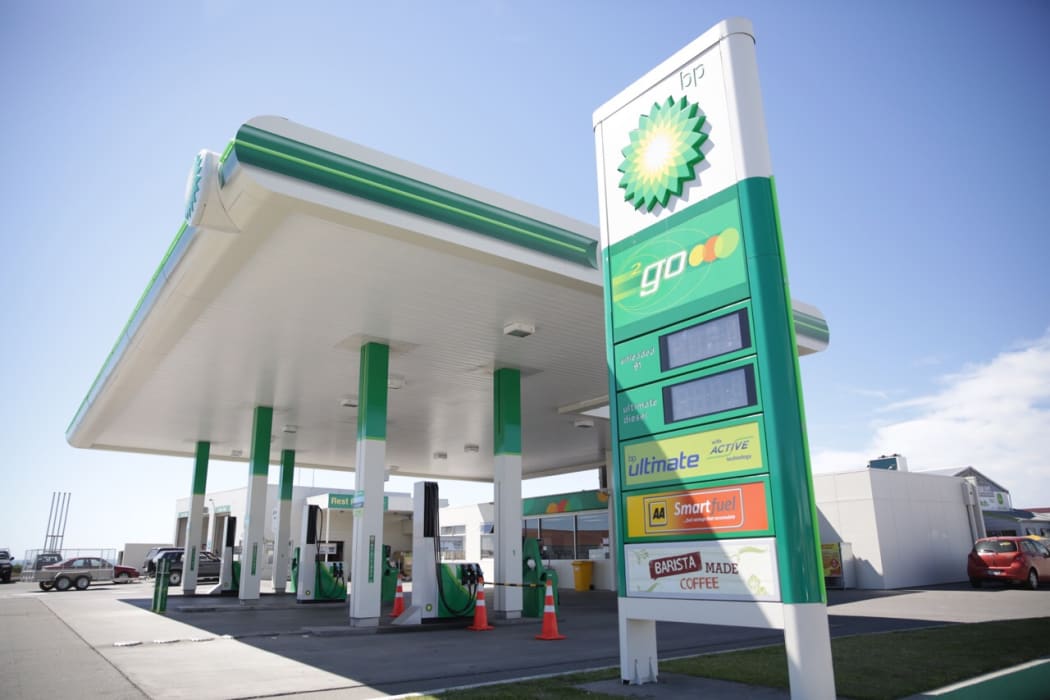 BP petrol station in Kaikōura