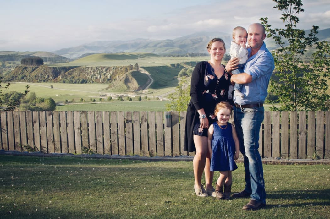 Chanelle and David O'Sullivan with their children