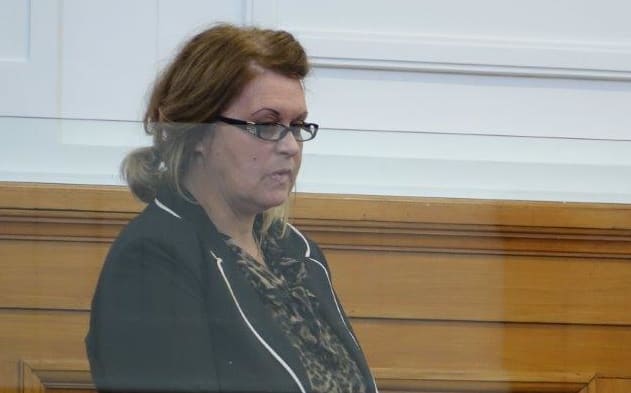 Donella Knox in the High Court in Blenheim during sentencing.