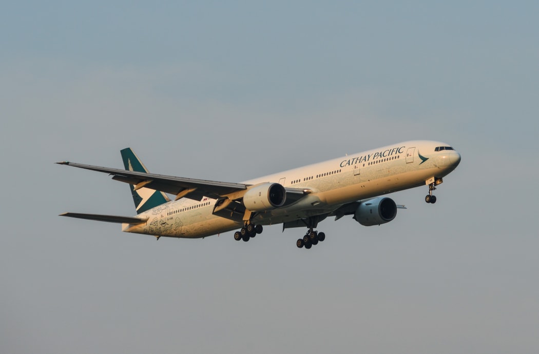 A Boeing 777 aircraft of Cathay Pacific.