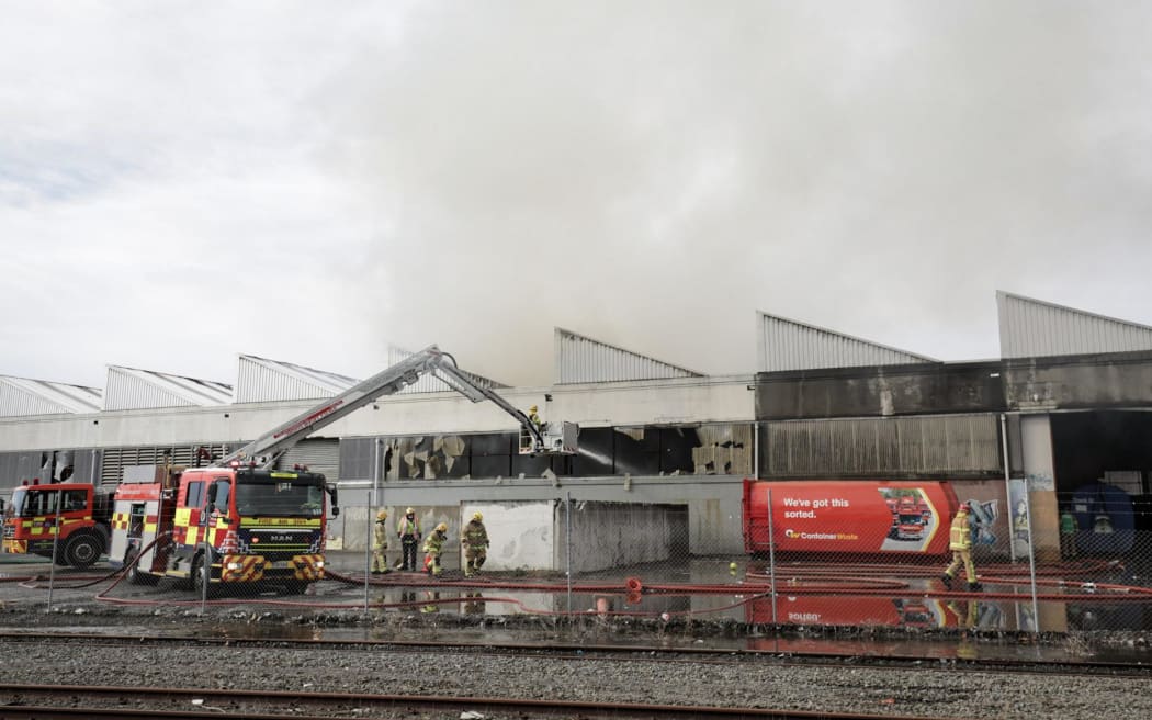 Sydenham workshop fire 26 September.