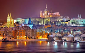Prague in winter