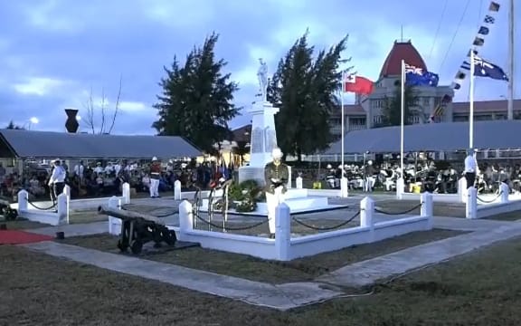 ANZAC Day ceremony in Tonga's capital, Nuku'alofa