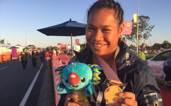 Fiji weightlifter Eileen Cikamatana