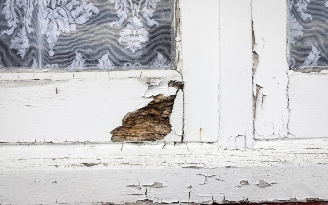 Mary Smith was told her windows would be replaced years ago. Photo / Andrew Warner - Single use