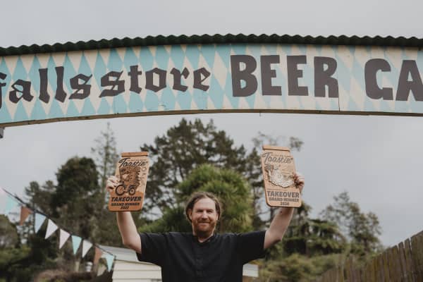 It's the second time Johns has won the Great New Zealand Toastie Takeover - his past creation 'Get Smoked, Pickled + Toasted' took out the 2022 competition.