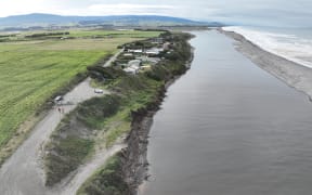 Emergency Management Southland/Supplied. Caption: Bluecliffs is a small coastal township 10km from Tūātapere. It has been under a state of emergency since February 8 as accelerated erosion causes problems for properties and an old dumpsite.