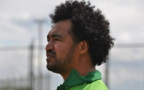 Cook Islands Under 17 women's football coach, Tuka Tisam.