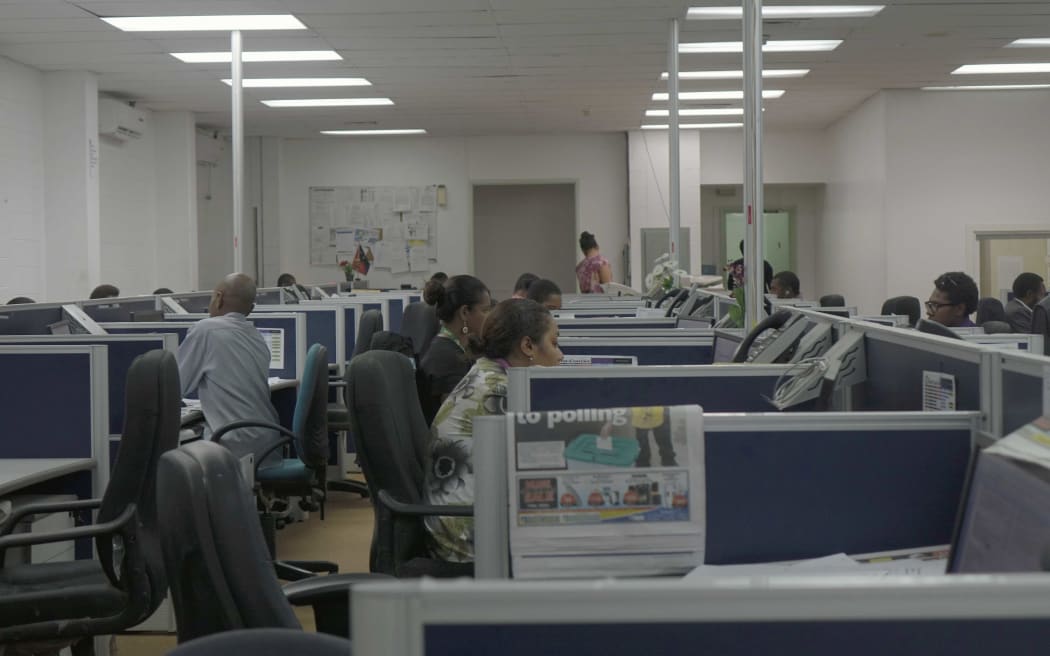 Post Courier newsroom, Port Moresby, June 2017.Post Courier newsroom, Port Moresby, June 2017.