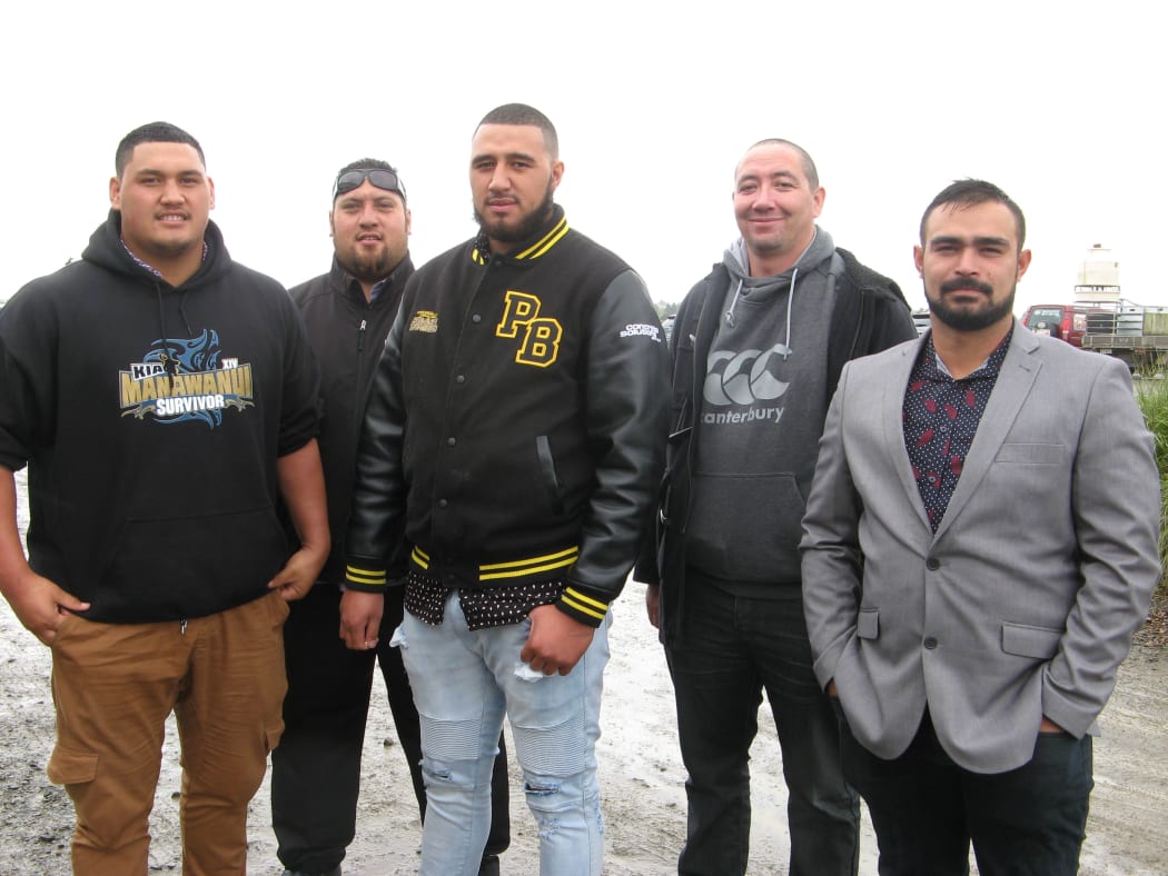 L to R Anthony Kiff, Joe Dunn,Mac Carson, Daniel Amoamo, Waima Kaa