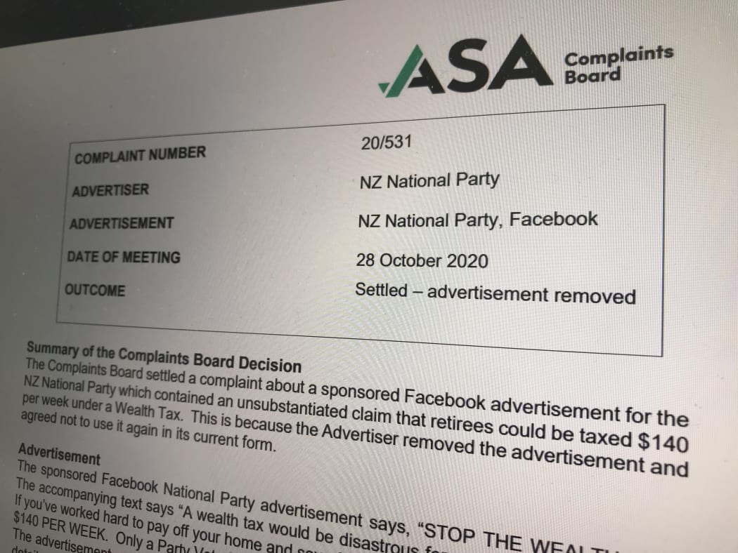 While the ad was found to be misleading, the complaint was deemed settled because the ad had finished running and was pulled early.