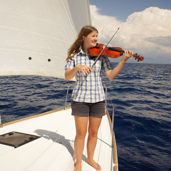 Scottish Fiddler Charlotte Naden.