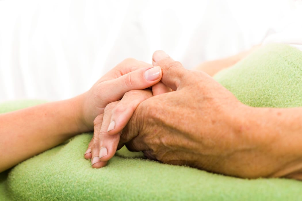 elderly hands