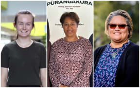 Alexis Ross, Maria Marama and Stella Williams-Terei are recipients of an award given to Māori cancer researchers to address health inequities.