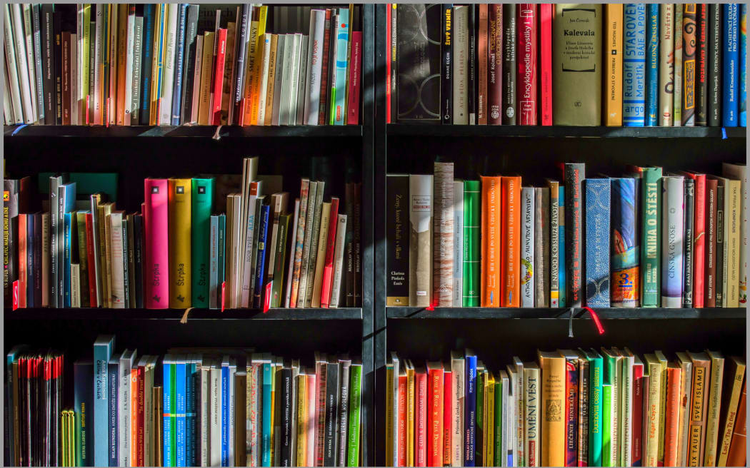 Shelves of books