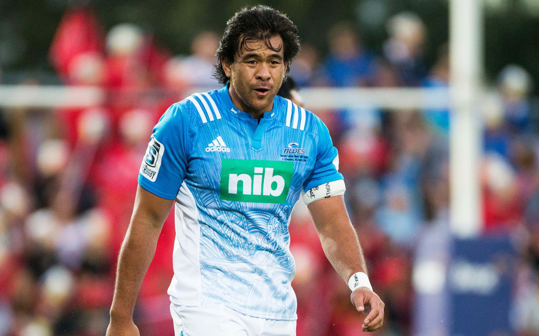 Outgoing Blues forward Steven Luatua.