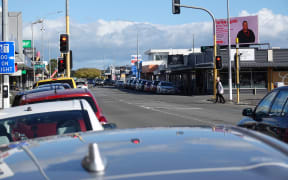 The old State Highway 1 through Ōtaki is much quieter than it was before the expressway opened.