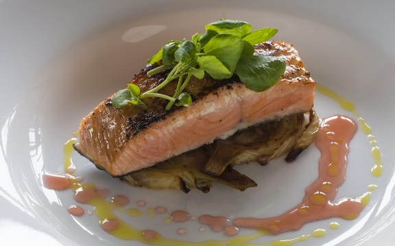 Blood Orange Glazed Salmon Fillet