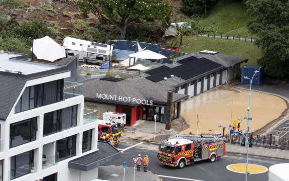 General view of the event at Mount Hot Pools, Mt Maunganui.22 January 2026 Photograph by Alan Gibson