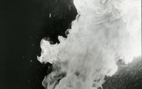 Deb Hunt blowing fire