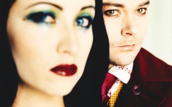 Fiona McDonald and Paul Casserly in a Strawpeople video