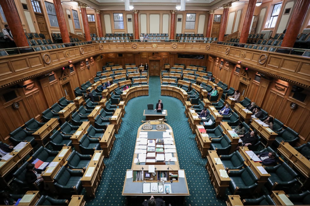 Wide view of Parliament's Debating Chamber
