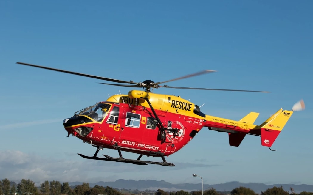 A Philips Search and Rescue Trust helicopter.