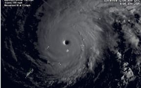 Sateliite image of the Supertyphoon Maysak at 7am NZT Wednesday 1 April