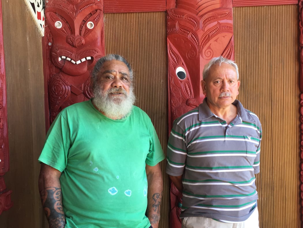 Kaumatua of Upokorehe Iwi - Wallace Aramoana and Trever Ransfield.