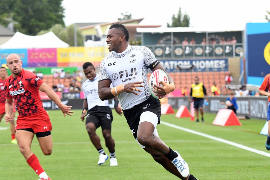 Sevuloni Mocenacagi is one of three brothers in the Fiji sevens squad.