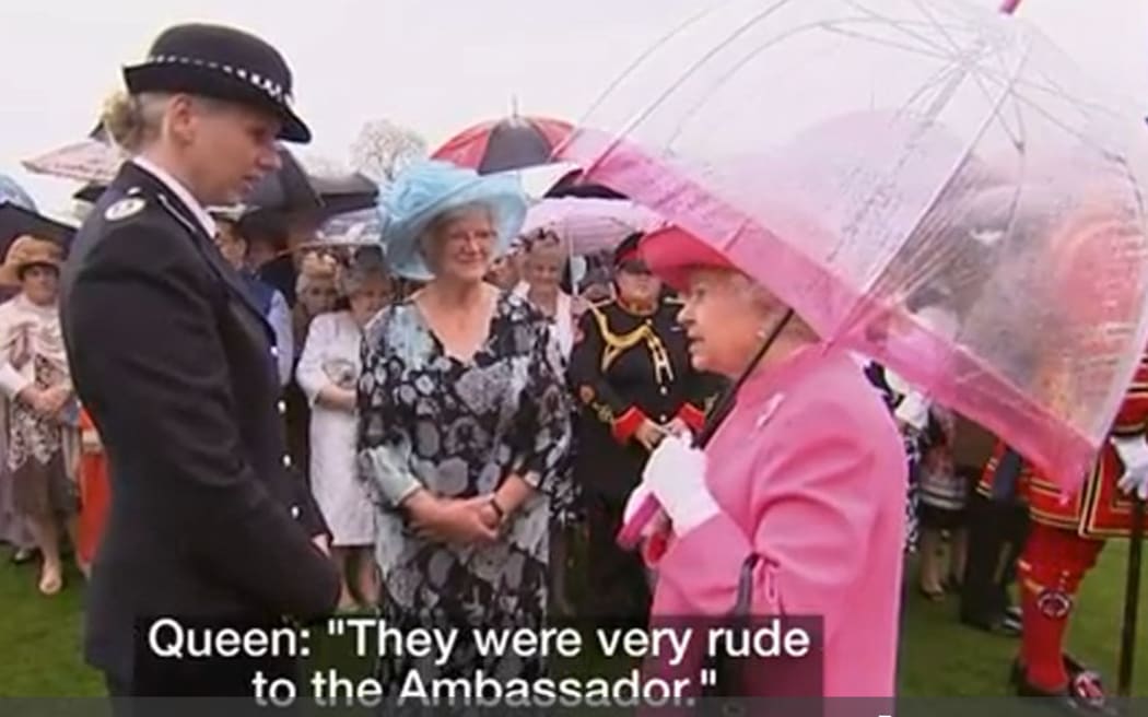 The Queen has been caught on camera saying Chinese officials were "very rude" during a state visit to Britain last year by President Xi Jinping.