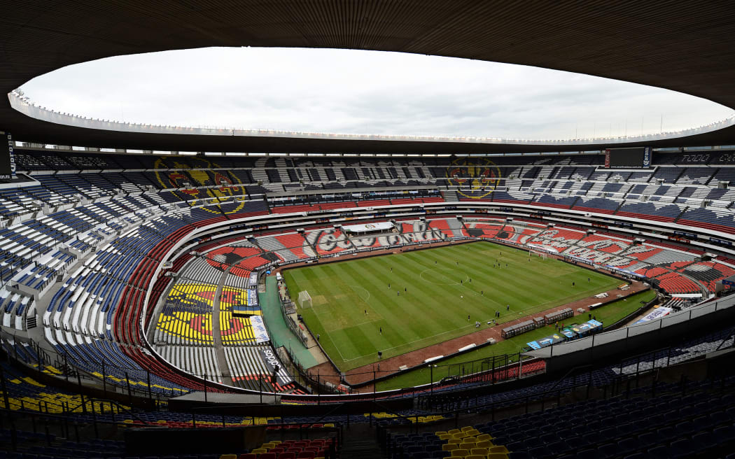 A general view of the famous Estadio Azteca in Mexico City, 2013