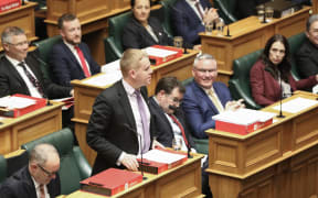 Labour MP Chris Hipkins in the House