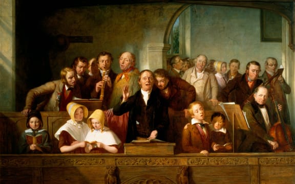 A Village Choir - Thomas Webster (c.1847). Victoria & Albert Museum.