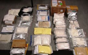 The Class C analogues and unknown powders seized by Customs under Operation Static.