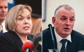 Judith Collins and Trevor Mallard.