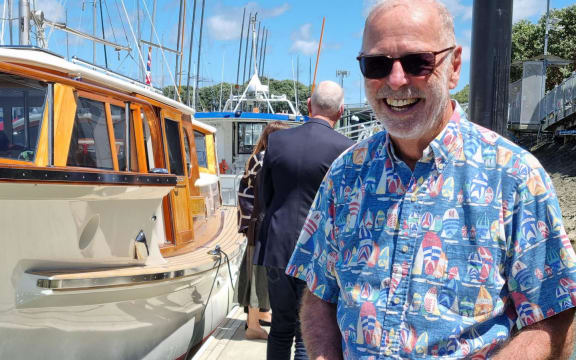 Wayne Brown at the launch event of the Moana Auckland festival on 8 November 2023.