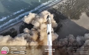 This screen grab from Space X live webcast shows SpaceX's Starship lifts off from Starbase near Boca Chica, Texas, on March 6, 2025, during its 8th test flight. SpaceX carried out another launch of its powerful Starship rocket on  March 6 but quickly lost contact with the vessel as it roared over the Gulf of Mexico.
"Can confirm we did lose contact with the ship. Unfortunately, this happened last time too," SpaceX official Dan Huot said, alluding to a launch in January in which the same upper stage of the rocket exploded over the Caribbean, raining debris. (Photo by SPACEX / AFP) / RESTRICTED TO EDITORIAL USE - MANDATORY CREDIT "AFP PHOTO /  HANDOUT / SPACEX" - NO MARKETING NO ADVERTISING CAMPAIGNS - DISTRIBUTED AS A SERVICE TO CLIENTS