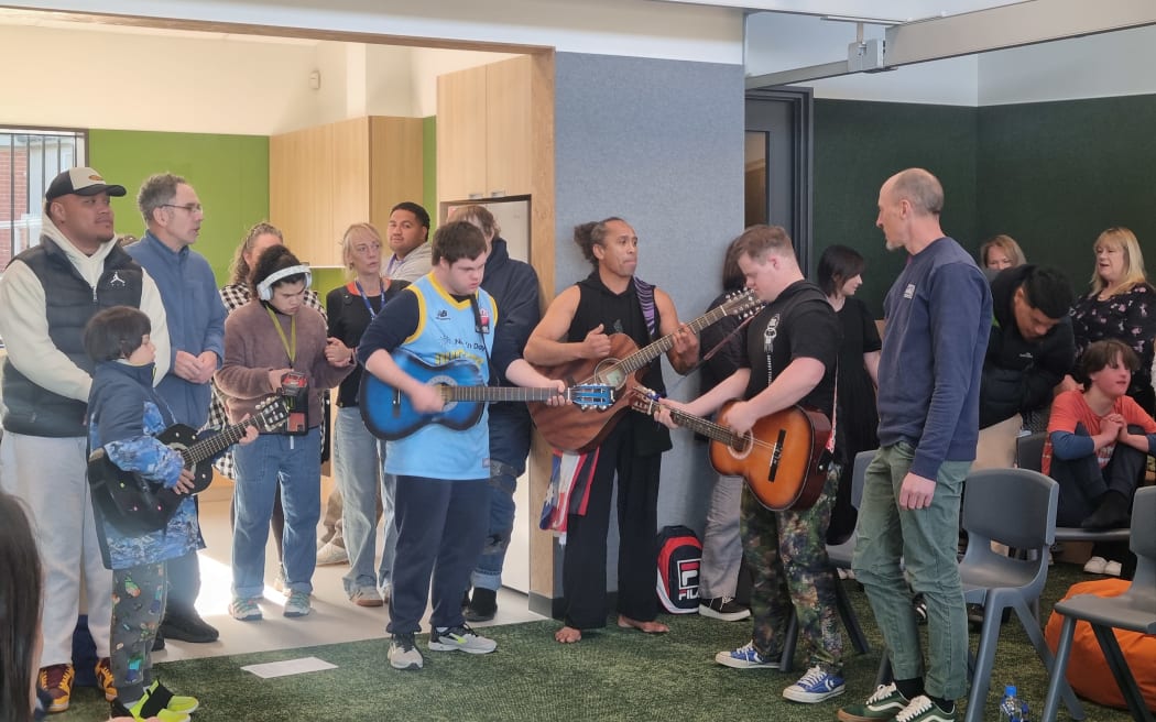Te Whirika Sara Cohen Specialist School officially opened its doors on the new Riselaw Road site with song and speeches on Thursday morning.