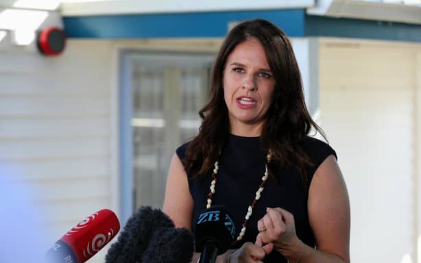 Education Minister Erica Stanford at announcement in Auckland - more resources for teachers
