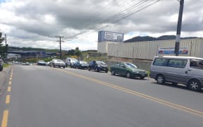 Hundreds of people in Taupō are queuing for Covid-19 tests after positive cases were detected in the town