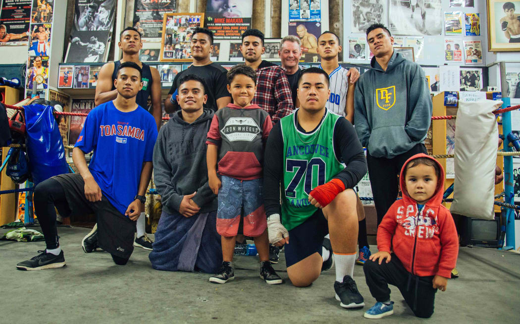 The fighters at Papatoetoe gym.