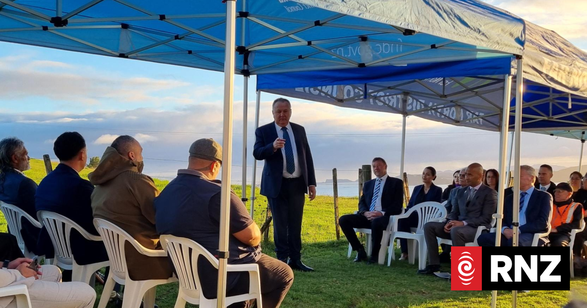Minister Shane Jones hails roading upgrades to Treaty Grounds