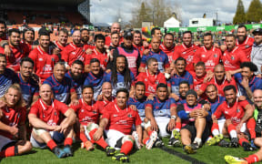 The Pacific Legends played against the NZ Barbarians Legends prior to the All Blacks v Tonga test last year.