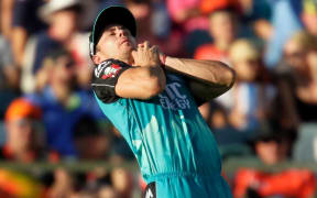 Chris Lynn takes a catch in the Big Bash.