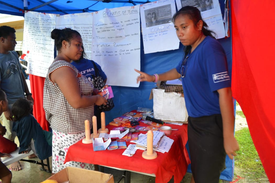 Kiribati Family Health Association youth and mobile clinics in Betio, Tarawa.